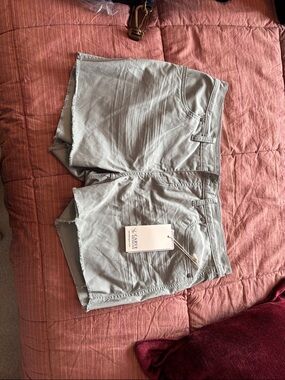 Carve designs moss green Women's Frayed Hem Shorts -size 12 brand new